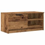vidaXL Meubles TV 2 Pièces vieux bois 80x35x36 5 cm bois d'ingénierie