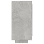 vidaXL Buffet Gris béton 92x35x75 cm Bois d'ingénierie