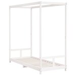 vidaXL Cadre de lit pour enfants blanc 80x200 cm bois de pin massif