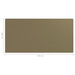 vidaXL Tapis de tente 200x400 cm Taupe