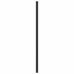 vidaXL Tête de lit métal noir 140 cm
