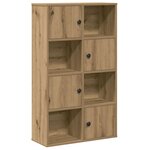 vidaXL Bibliothèque chêne artisanal 60x24x101 5 cm bois d'ingénierie