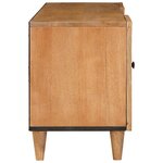 vidaXL Meuble TV Marron clair 105 x 33 x 46 cm bois de manguier massif