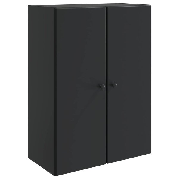 vidaXL Armoire Murale Noir 66 x 34 5 x 90 cm Bois d'ingénierie