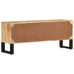 vidaXL Meuble TV 110x30x45 cm Bois de manguier brut