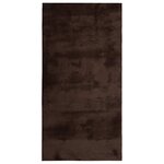 vidaXL Tapis de surface HUARTE Marron 150 x 80 cm Polyester