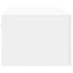 vidaXL Meuble TV mural Blanc 98 x 41 x 30 cm Bois d'ingénierie