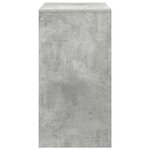 vidaXL Bureau Gris béton 70 x 40 x 76 cm Bois d'ingénierie