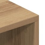 vidaXL Meuble TV Marron 69.5 x 30 x 50 cm Bois d'ingénierie