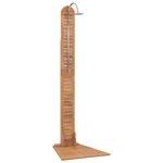 vidaXL Douche de jardin teck massif 70x75x204 cm