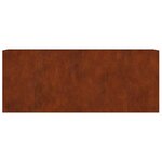 vidaXL Lit surélevé de jardin 200x40x80 cm acier corten