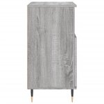vidaXL Buffets 2 Pièces sonoma gris bois d'ingénierie