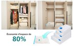 Set de 12 housses de rangement sous vide avec pompe  (3 maxi  3L  3M  3S)