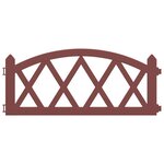 vidaXL Bordures de pelouse 17 Pièces Rouge 10 m PP