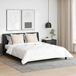 vidaXL Duvet d'hiver avec oreiller 3 Pièces Blanc Microfibre