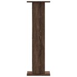 vidaXL Supports pour plantes 2 Pièces chêne marron bois d'ingénierie