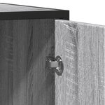 vidaXL Buffet sonoma gris 92x35x76 cm bois d'ingénierie