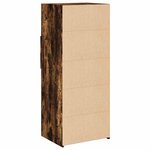 vidaXL Buffet haut chêne fumé 50x42 5x124 cm bois d'ingénierie