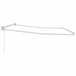 vidaXL Auvent Blanc 4 ×3 m Métal