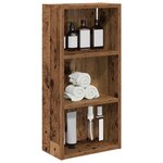 vidaXL Armoire murale de salle de bain Bois ancien 30 x 16 x 62 5 cm