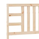 vidaXL Tête de lit 106x4x100 cm Bois massif de pin