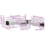 vidaXL Ensemble de canapés d'extérieur 9 pc Naturel et gris clair