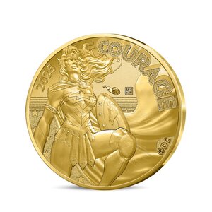 DC COMICS Monnaie de 250€ Or WONDER WOMAN - COURAGE