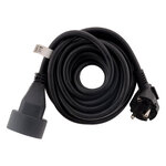 Prolongateur 16A 2P+T HO5VV-F 3G1 5mm² Noir 5m