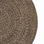 vidaXL Tapis de surface Noir 152 x 245 cm Jute