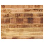 vidaXL Dessus de table rectangulaire bois massif de manguier brut