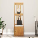 vidaXL Portemanteau SANDNES 45x40x159 5 cm bois massif pin
