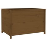 vidaXL Lit surélevé de jardin brun miel 119 5x82 5x78 cm pin massif
