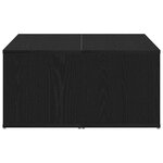 vidaXL Table basse Chêne noir 90 x 67 x 33 cm Bois d'ingénierie