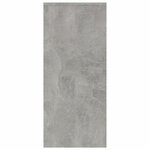 vidaXL Buffet Gris béton 102x33x75 cm Bois d'ingénierie