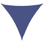 vidaXL Voile de parasol Tissu Oxford triangulaire 4 5x4 5x4 5 m Bleu