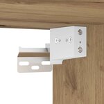 vidaXL Meubles TV muraux 4 Pièces chêne artisanal bois d'ingénierie