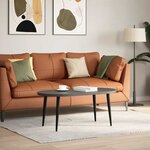 vidaXL Pieds de table basse coniques 4 pièces Noir 30-31 cm Acier