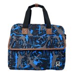 Willex Sacoche de vélo Ice 19 L bleu et noir