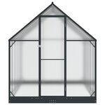 vidaXL Serre de jardin avec porte Anthracite 183 5 x 303 5 x 207 cm