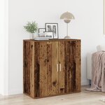 Buffet vidaXL en Bois Vieilli 79x38x80 cm en Bois Ingénierie