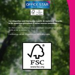 Os43431 - boite de 1400 étiquettes multi-usages 105x39 mm office star