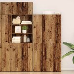 vidaXL Haut Armoire Bois ancien 30 x 42.5 x 185 cm Bois d'ingénierie