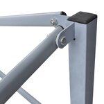 vidaXL Tente pliable avec 4 parois Bleu 3 x 3 m