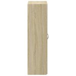 vidaXL Armoire de classement chêne sonoma 60x32x115 cm bois ingénierie