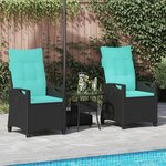 vidaXL Chaise de jardin 56 x 64 x 94 cm acier