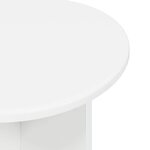 vidaXL Ensemble de tables d'appoint 2 pièces Blanc brillant