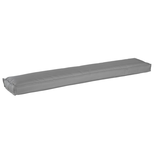 vidaXL Coussin de palette pour banc gris 200x40x8 cm en tissu Oxford