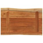 vidaXL Dessus de table 50x40x3 8 cm rectangulaire bois massif d'acacia