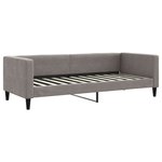 vidaXL Lit de jour avec gigogne et tiroirs sans matelas taupe 80x200cm