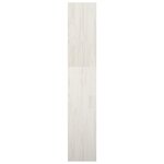 vidaXL Bibliothèque/Séparateur de pièce Blanc 40x30x167 5cm Pin massif